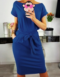 Fashionable Semi-Bodycon Dress